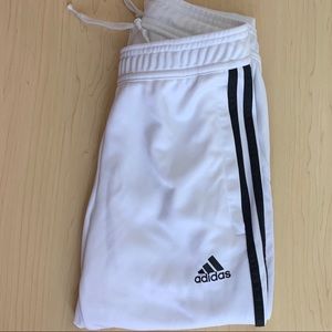 Adidas White Tiro 19 3 Stripe Pants